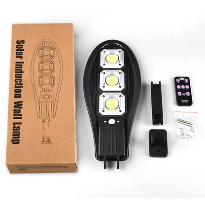 Lampe solaire LED 2000 Watts avec détecteur de mouvement PIR imperméable