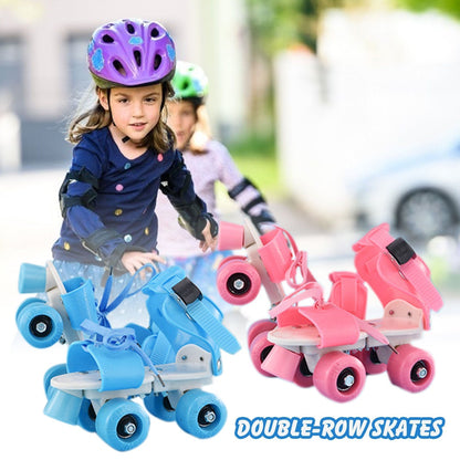 Patins à Roulettes Réglables Pour Enfants حذاء التزلج على 4 عجلات تنزوت