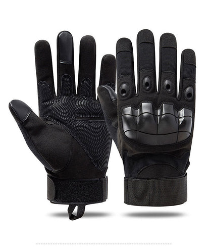 Pack Gants de Moto Tactique Doigt Complet avec Cagoule d’hiver