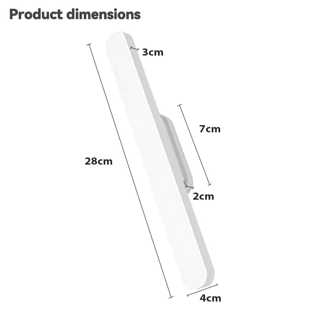 Lampe LED sous meuble rechargeable et tactile avec 3 modes de couleurs – مصباح مغناطيسي قابل للتثبيت في عدة أماكن