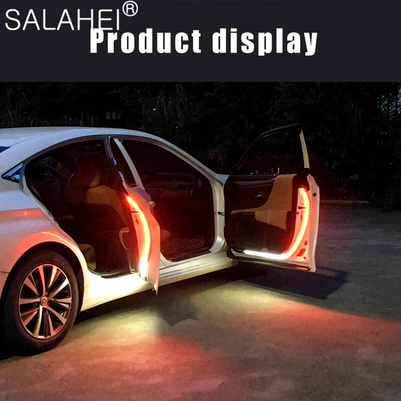 feux d’avertissement de porte voiture led anti collision 2 pcs