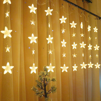 Guirlande lumineuse rideau Stars LED Imperméable 2.5/3.5M 220V