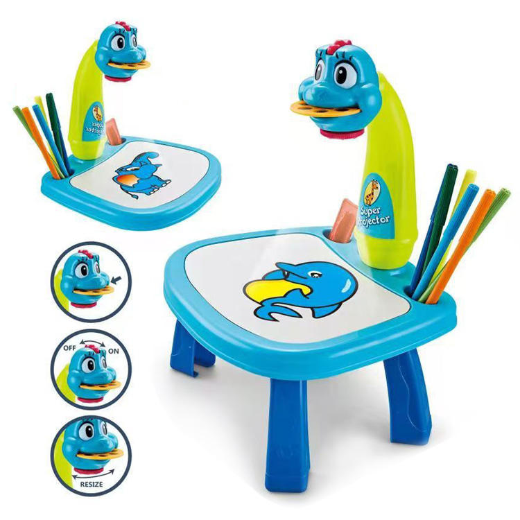 Projecteur à LED pour Enfant avec Table de Dessin Artistique
