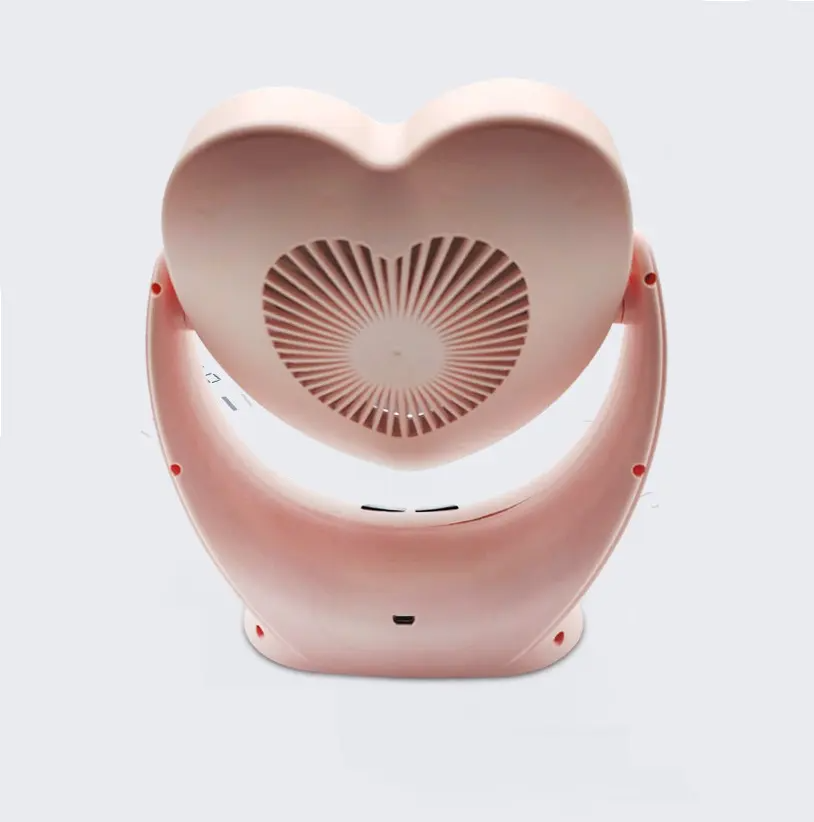 Miroir de maquillage à ventilateur LED 3in1 avec lumière miroir multifonctionnel