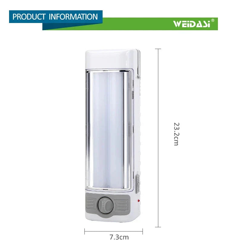 Lampe De Secours Rechargeable Weidasi WD-838T