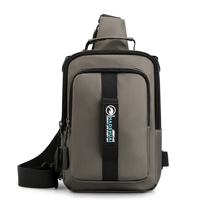 Sacoche Oxford imperméable multifonctionnel avec Sortie De charge usb pour hommes V3