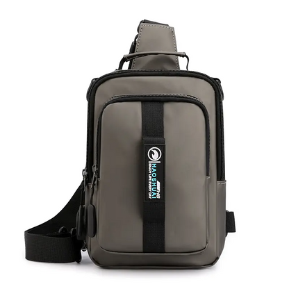 Sacoche Oxford imperméable multifonctionnel avec Sortie De charge usb pour hommes V3