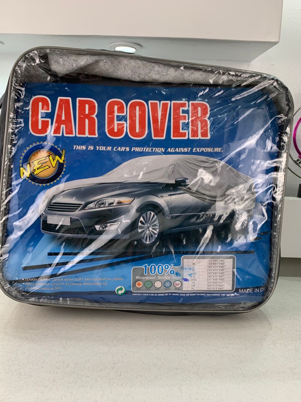 Bâche Auto Housse de Protection 4 Saisons (Grande Taille DOBLO , Kangoo..)