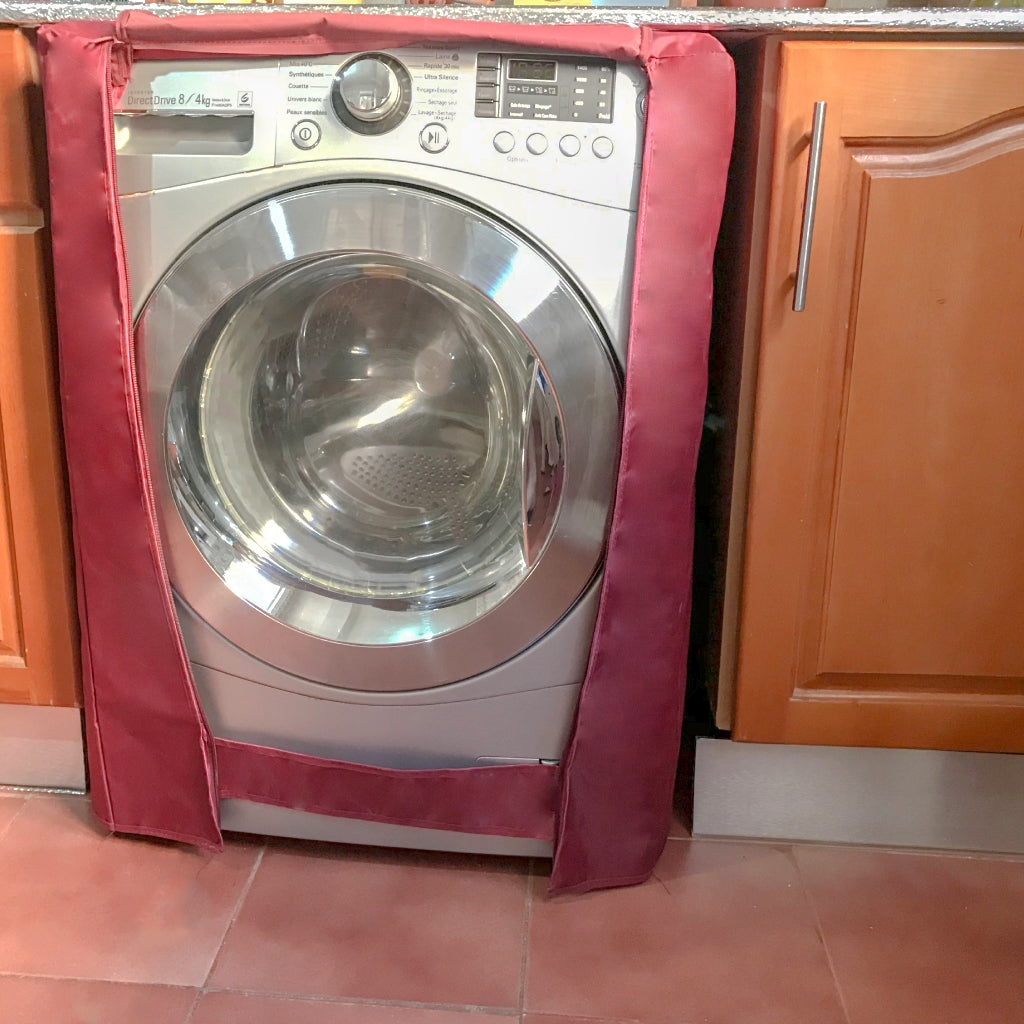 Housse Machine à Laver avec Fermeture Eclair 84×60×60cm