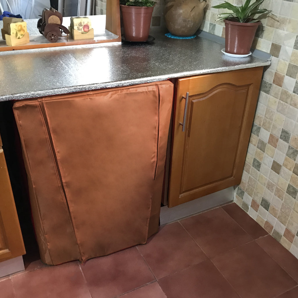 Housse Machine à Laver avec Fermeture Eclair 84×60×60cm