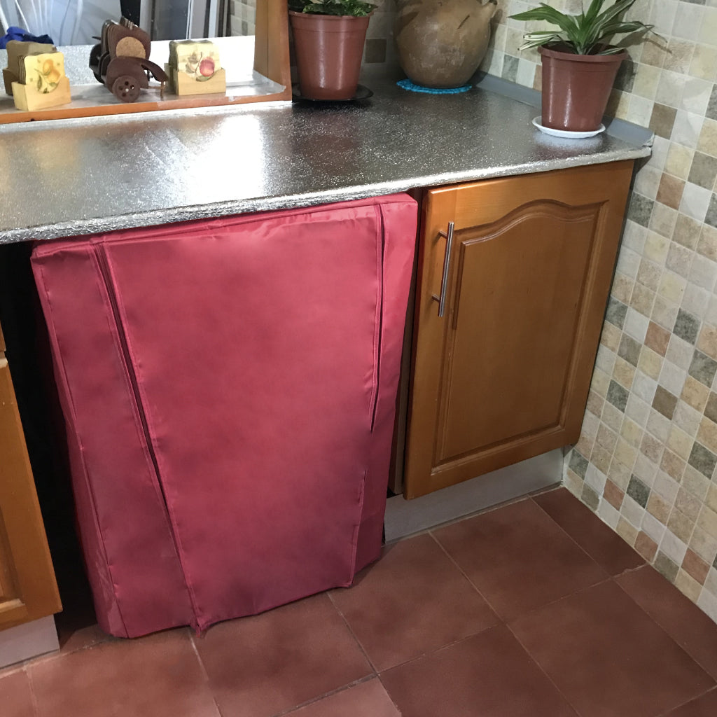 Housse Machine à Laver avec Fermeture Eclair 84×60×60cm