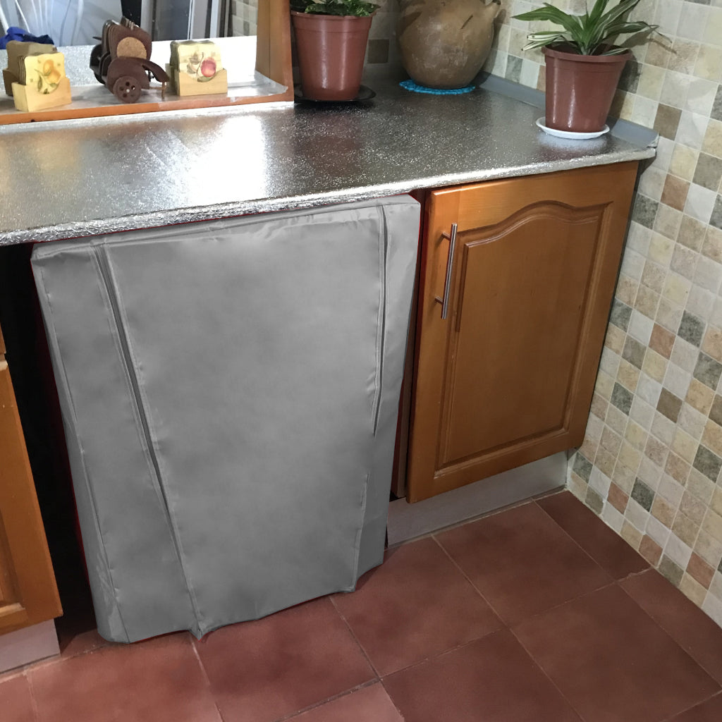 Housse Machine à Laver avec Fermeture Eclair 84×60×60cm