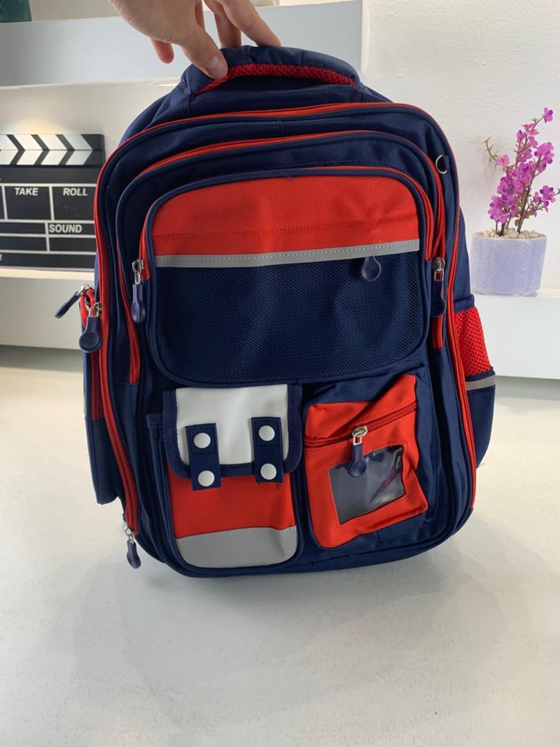 Sac à Dos Enfant pour École primaire de Haute Qualité Bleu et Rouge – حقيبة ظهر مدرسية للأطفال أزرق وأحمر