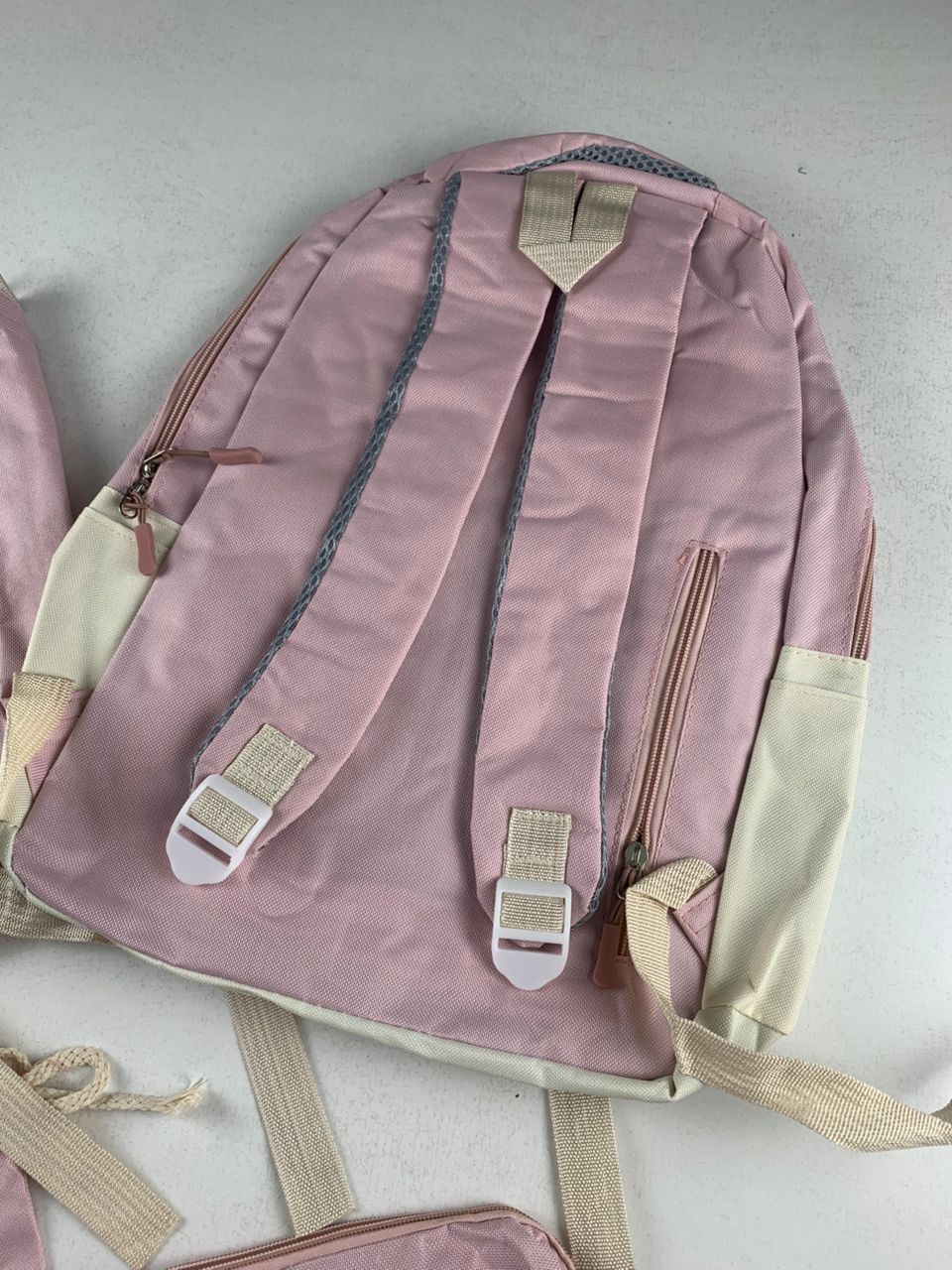 Ensemble de sacs d’école Kawai pour adolescents 5Pcs Bieyoumi Fashion Rose – محفظة 5 قطع كاواي وردي