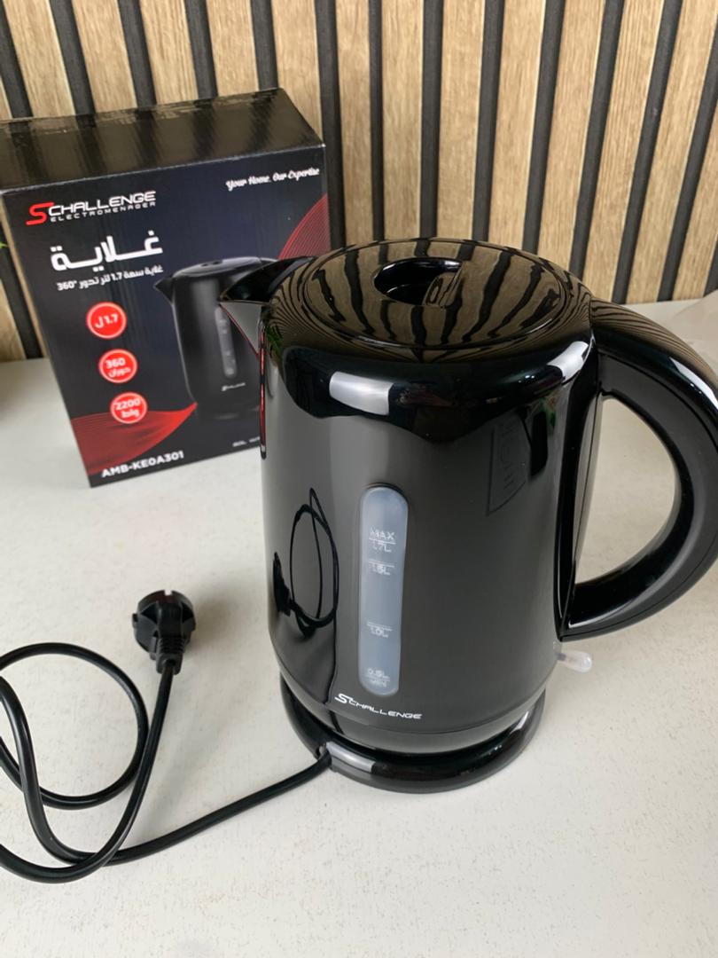 Bouilloire électrique sans fil SCHALLENGE 2200W 1.7 Litres – غلاية كهربائية