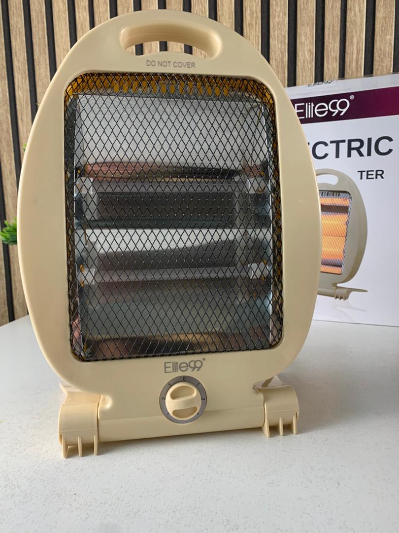 Chauffage à quartz 2 niveaux de chauffe de 800W avec Interrupteur de sécurité – مدفأة كهربائية
