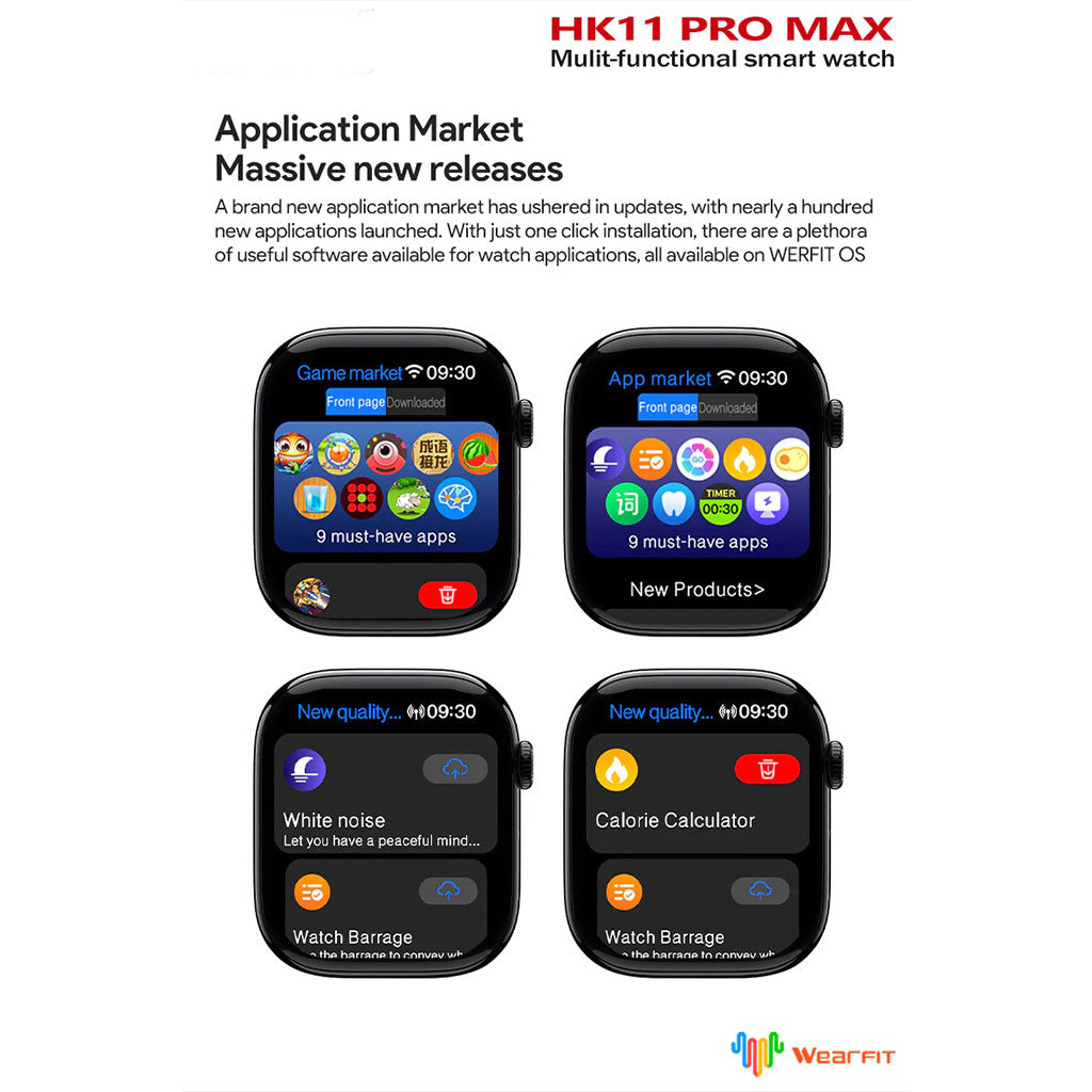HK11 PRO MAX GEN2 Smart Watch 46mm avec Deepseek Ai – ساعة ذكية بخاصة الذكاء الإصطناعي