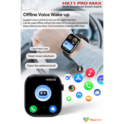 HK11 PRO MAX GEN2 Smart Watch 46mm avec Deepseek Ai – ساعة ذكية بخاصة الذكاء الإصطناعي