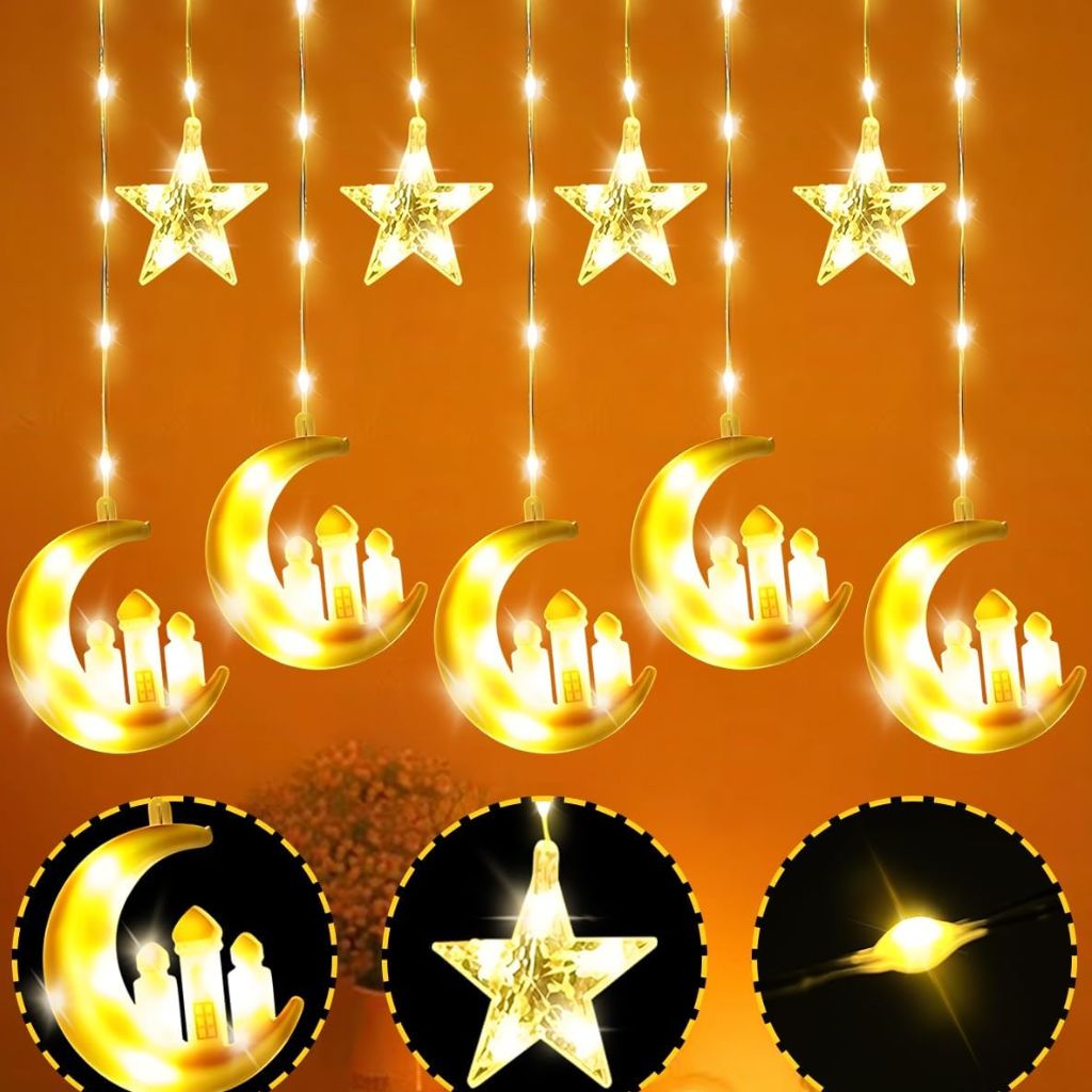 Lampe Décorative Ramadan &amp; Eid 3m 10pcs – مصابيح رمضان والعيد