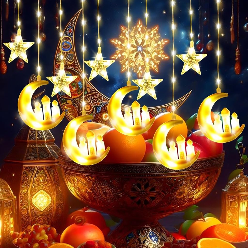 Lampe Décorative Ramadan &amp; Eid 3m 10pcs – مصابيح رمضان والعيد