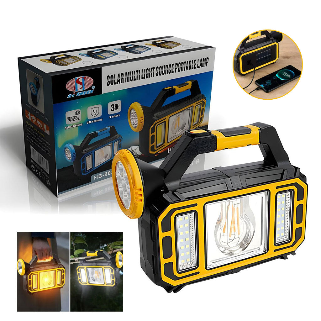 Lampe Solaire Portable Multifonctionnelle HS-8036-7 تنزوت