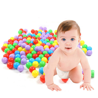 Sac de 50 balles De Jeux multicolore avec Diamètre 75 Mm