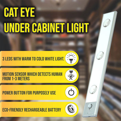 Lampe LED Rechargeable avec Détecteur De Mouvement Intérieur 3 Modes – مصباح مناطق ضيقة بعدة أوضاع