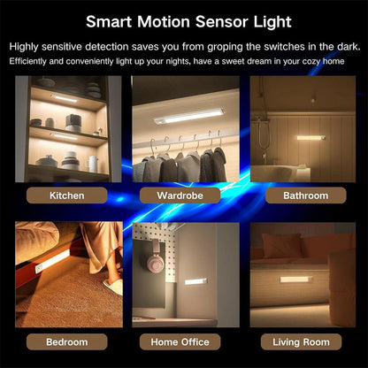 Lampe LED Rechargeable avec Détecteur De Mouvement Intérieur 3 Modes HY-2012 – مصباح مناطق ضيقة بعدة أوضاع