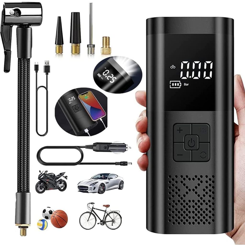Wireless Pompe à Air Portable – مضخة هواء محمولة - تنزوت