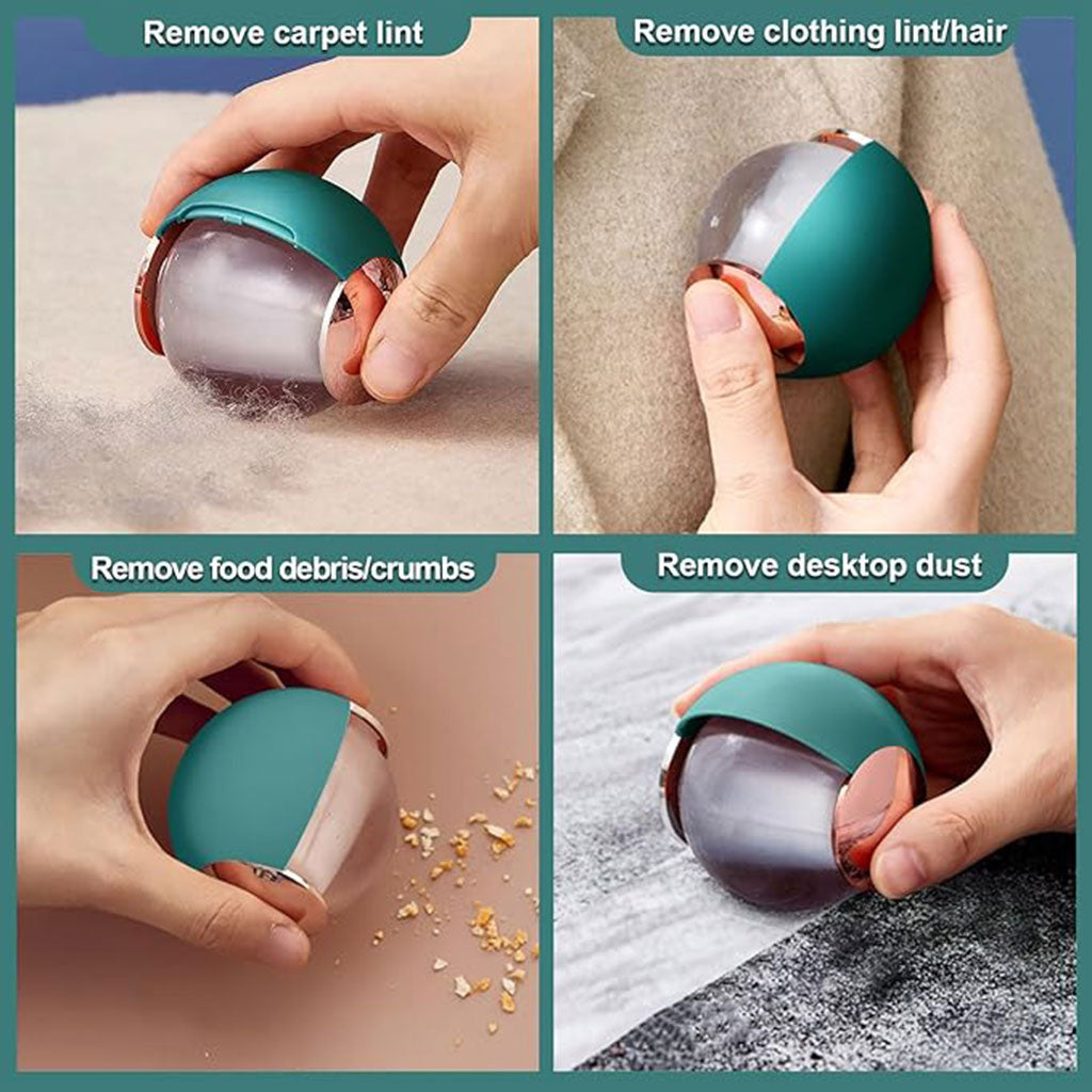 Boule Anti Peluche Adhesif en Gel Portable multifonctionnelle pour Vêtements,Canapé,Voiture et animaux