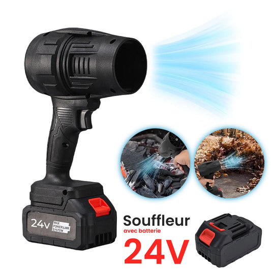 Souffleur à Jet Turbo Portable avec Batterie Lithium 24V- نافخ هواء جد قوي - تنزوت