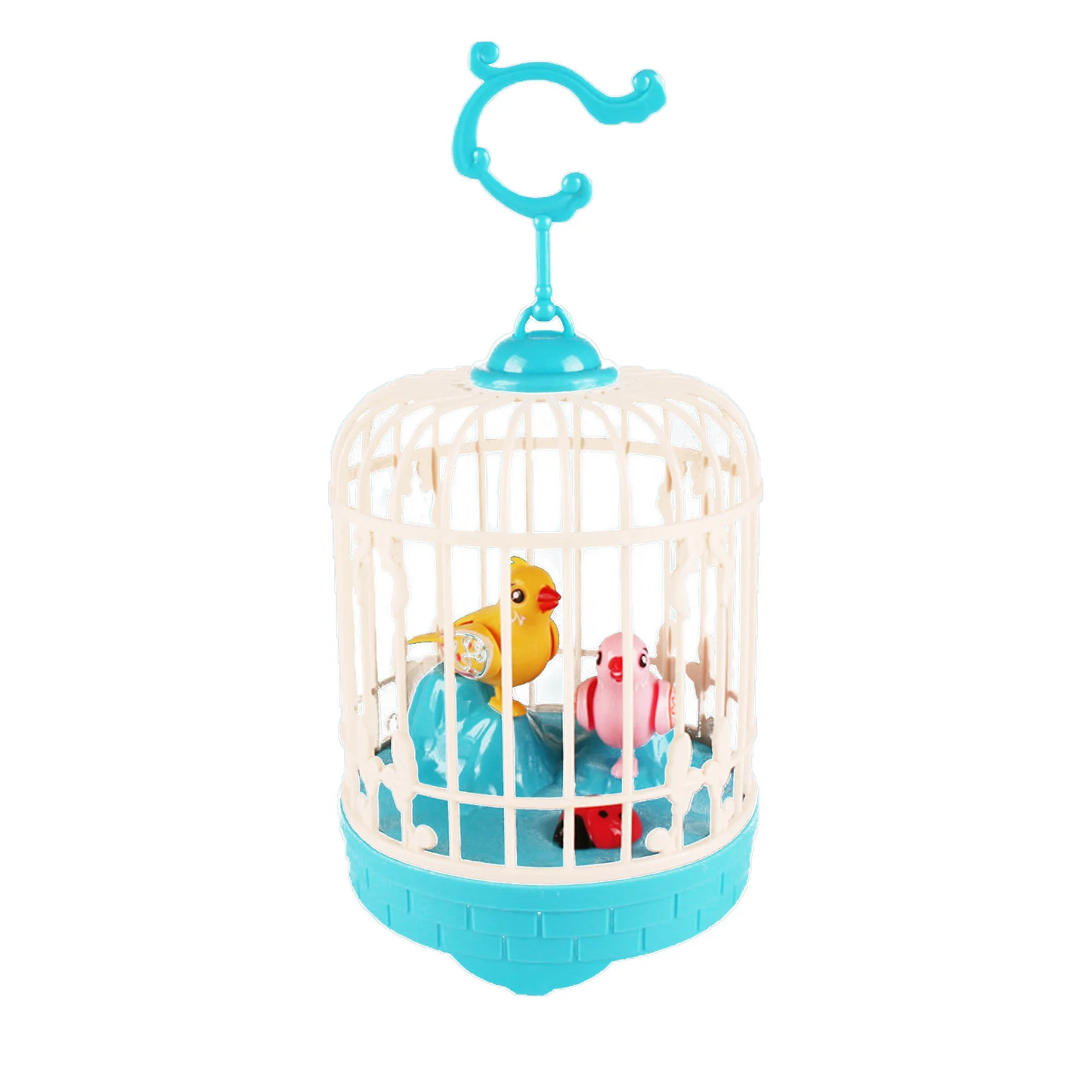 Cage à oiseaux Jouet éducatif d'enregistrement vocal avec de la musique et de la lumière - لعبة قفص عصافير لطيفة تعليمية للتسجيل صوتي مع الموسيقى والضوء