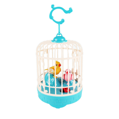 Cage à oiseaux Jouet éducatif d'enregistrement vocal avec de la musique et de la lumière - لعبة قفص عصافير لطيفة تعليمية للتسجيل صوتي مع الموسيقى والضوء