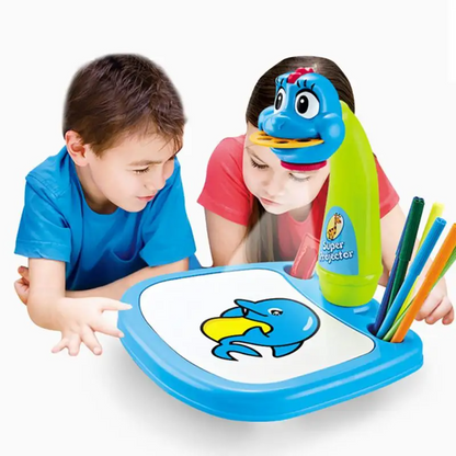 Projecteur à LED pour Enfant avec Table de Dessin Artistique