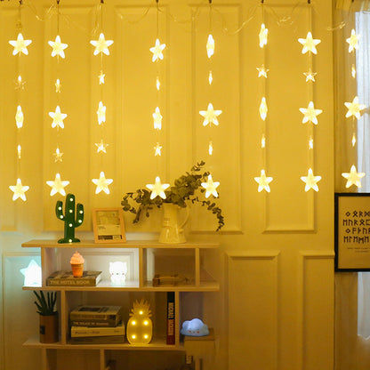 Guirlande lumineuse rideau Stars LED Imperméable 2.5/3.5M 220V