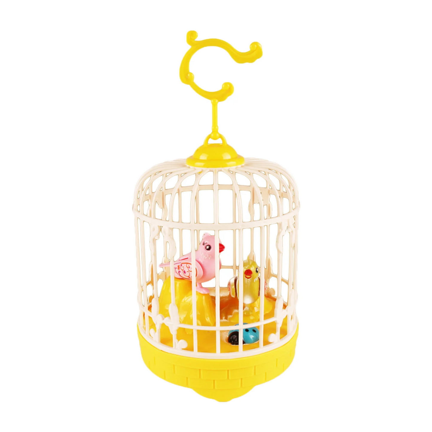 Cage à oiseaux Jouet éducatif d'enregistrement vocal avec de la musique et de la lumière - لعبة قفص عصافير لطيفة تعليمية للتسجيل صوتي مع الموسيقى والضوء