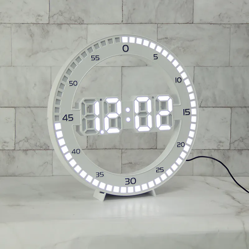 Horloge murale numérique 3D