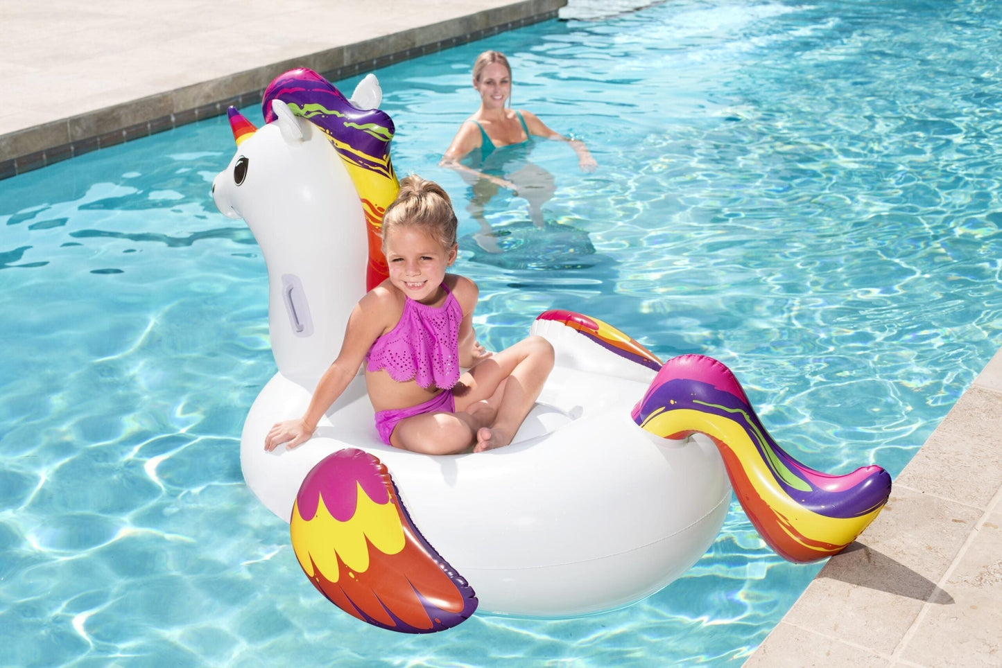 Bouée Gonflable Motif Licorne Pour Enfants 150 x 117 cm Bestway 41114