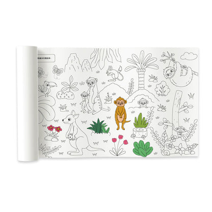 Rouleau de papier à colorier pour enfants 500*30 - ورق تلوين للأطفال