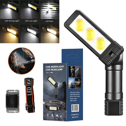 Lampe de Poche LED Portable et Réflecteur 20W تنزوت