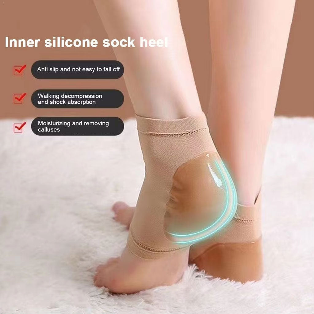 Paires de chaussettes hydratantes pour le traitement du talon fissuré