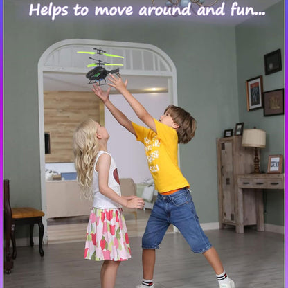 Hélicoptère Rechargeable avec Capteur Infrarouge pour Enfants – طائرة هيليكوبتر لاسلكية للأطفال
