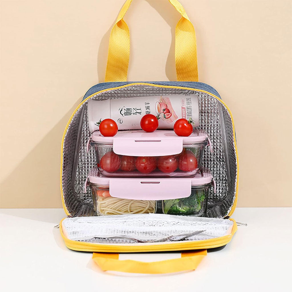Sac à lunch isotherme portable facile à transporter – حقيبة غداء محمولة