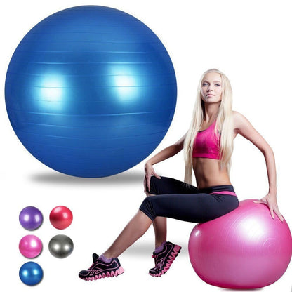 Balle de Yoga suisse ,Stretches, équilibre, résistance à la tension, gymnastique,fitness a la maison