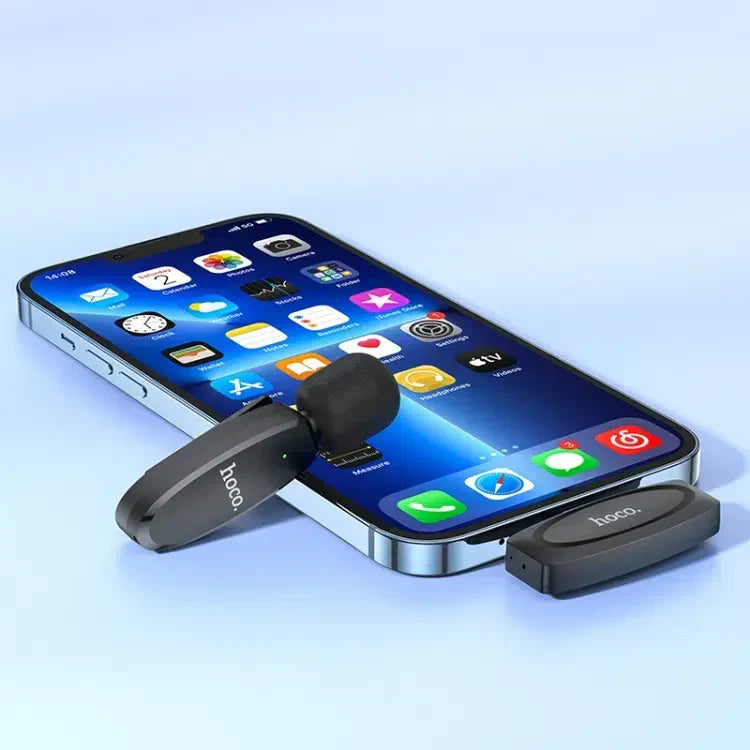 Hoco L15 Microphone Cravate Sans fil IPHONE – ميكروفون لاسلكي أصلي