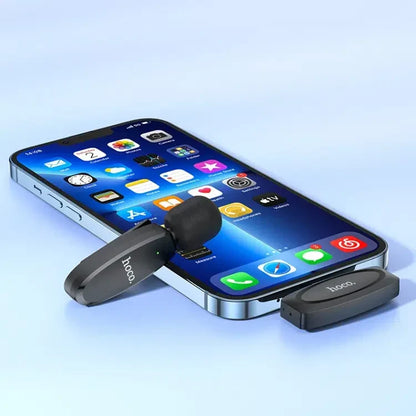 Hoco L15 Microphone Cravate Sans fil IPHONE – ميكروفون لاسلكي أصلي