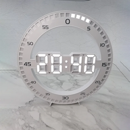 Horloge murale numérique 3D