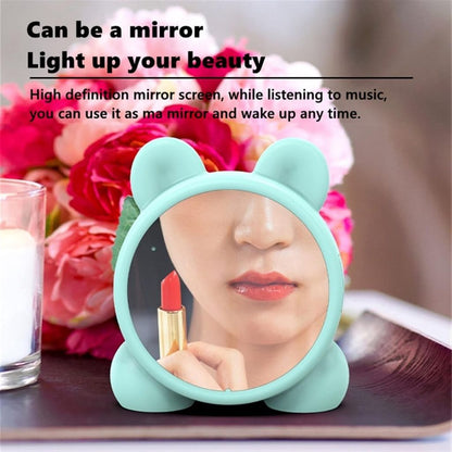 Réveil Numérique Sans Fil avec Affichage LED Miroir et Haut-Parleur Bluetooth - منبه رقمي لاسلكي بشاشة مرآة ومكبر صوت بلوتوث