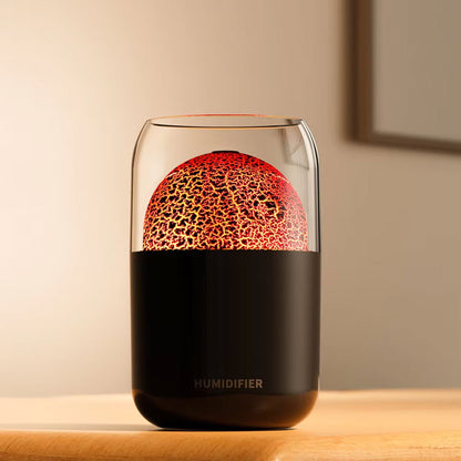 Diffuseur d’arômes Effet Volcan Lumineux 300ML