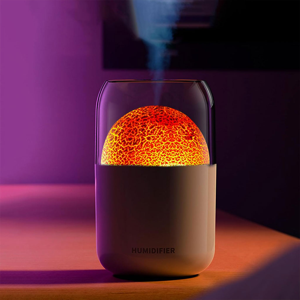 Diffuseur d’arômes Effet Volcan Lumineux 300ML تنزوت